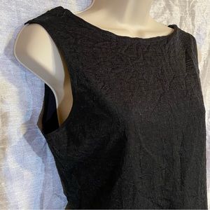 Black crop top no tags, ladder back, probably L, see measurements GUC